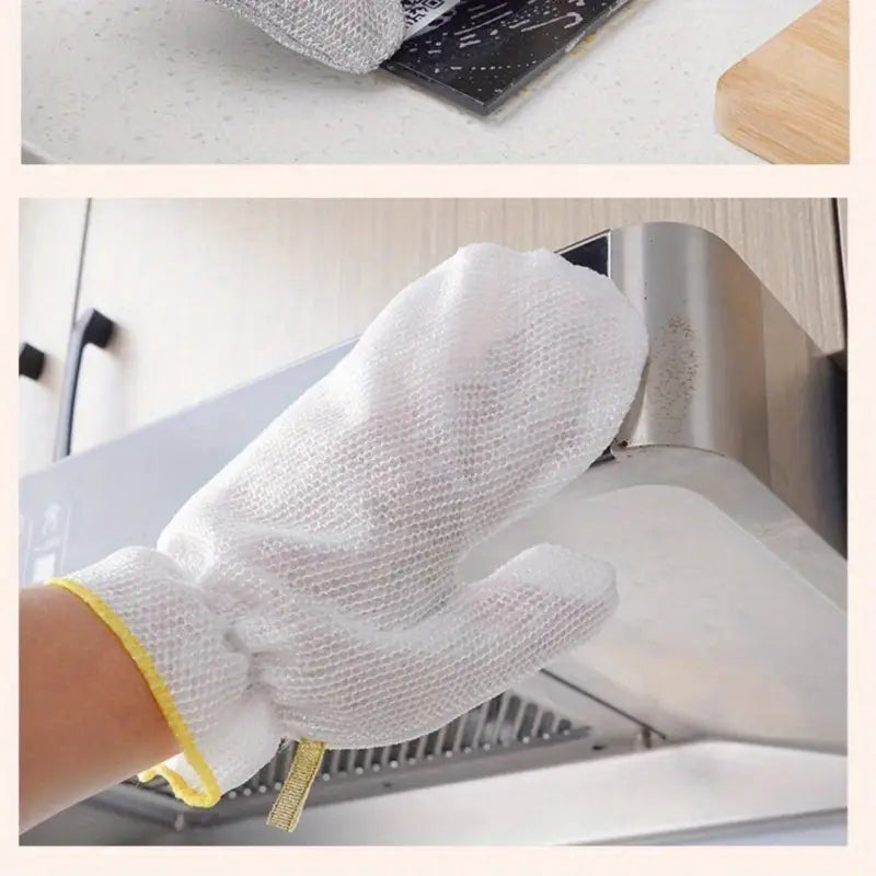 Waterproof Aluminum & PVC Dishwashing Gloves, Anti-Scald, Anti-Freeze, Oil-Resistant for Kitchen & Bathroom Cleaning