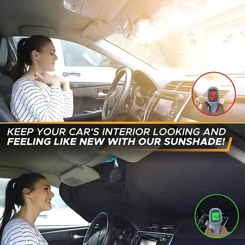 1 Set, Thickened Sunshade, Front Windshield Sunshade, Sunscreen And Heat Insulation cover