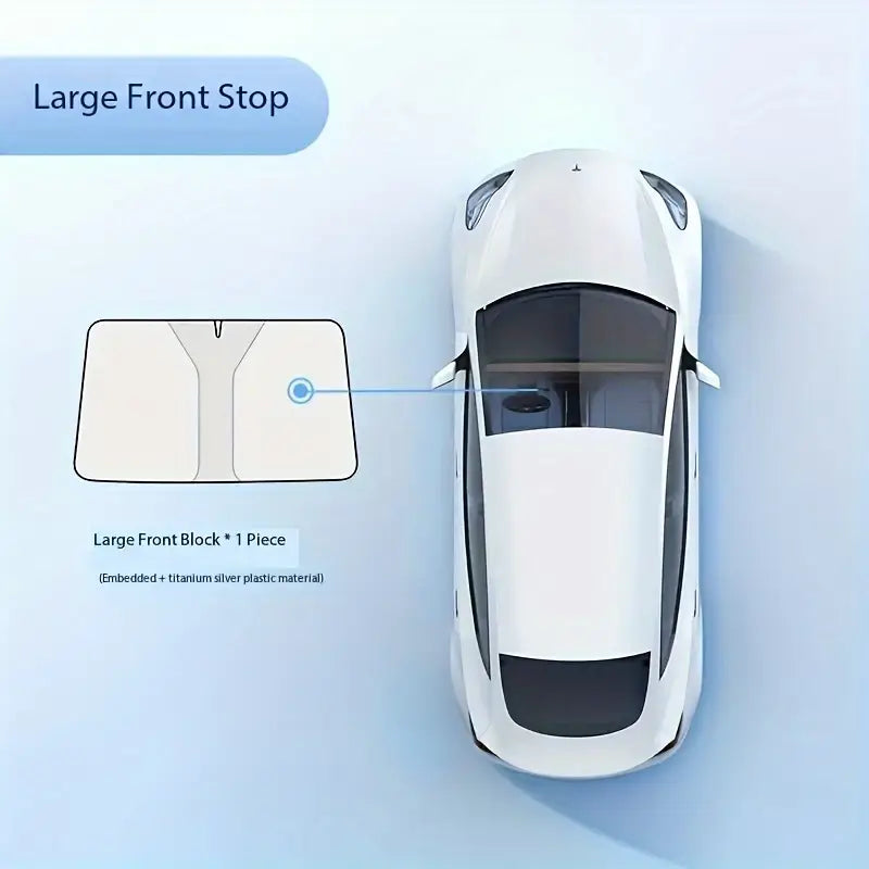 1 Set, Thickened Sunshade, Front Windshield Sunshade, Sunscreen And Heat Insulation cover