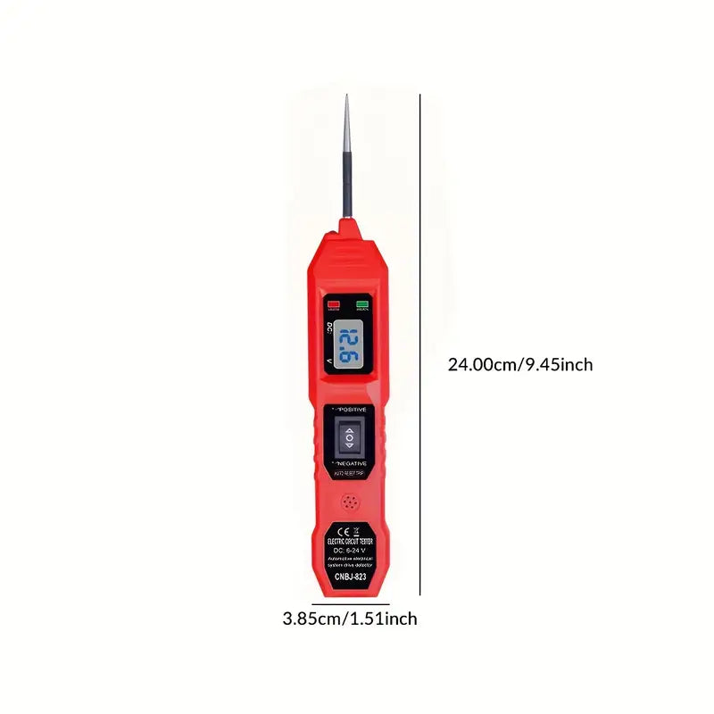 Circuit Tester, Automotive Electric Circuit Tester With Voltage Display LED Light,