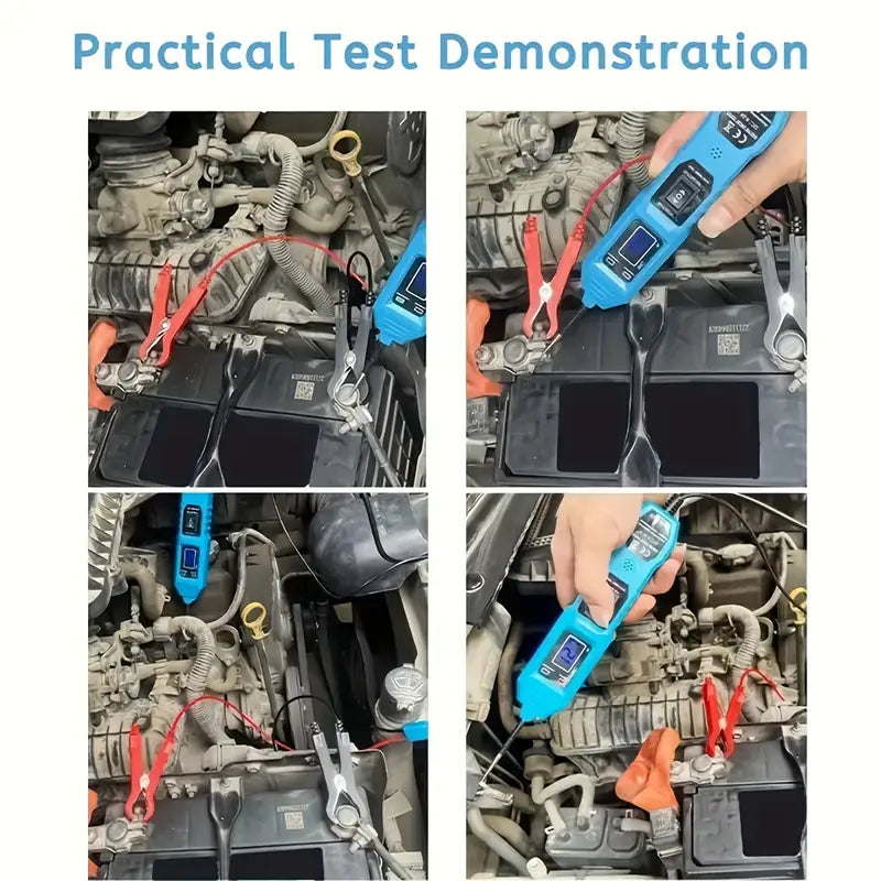 Circuit Tester, Automotive Electric Circuit Tester With Voltage Display LED Light,
