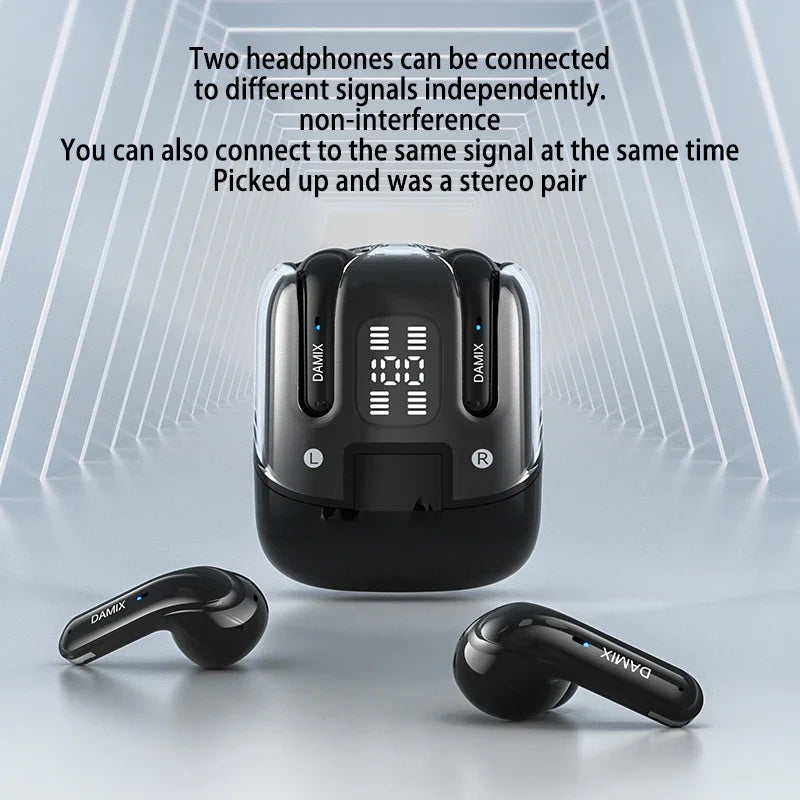 Couple Earbuds TWS Two Pair Wireless Headphones
