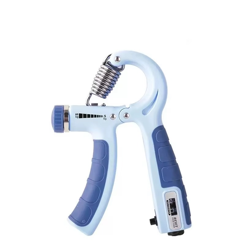 Adjustable Hand Grip Strengthener (5–60kg) with Counter – Forearm, Finger & Wrist Exerciser