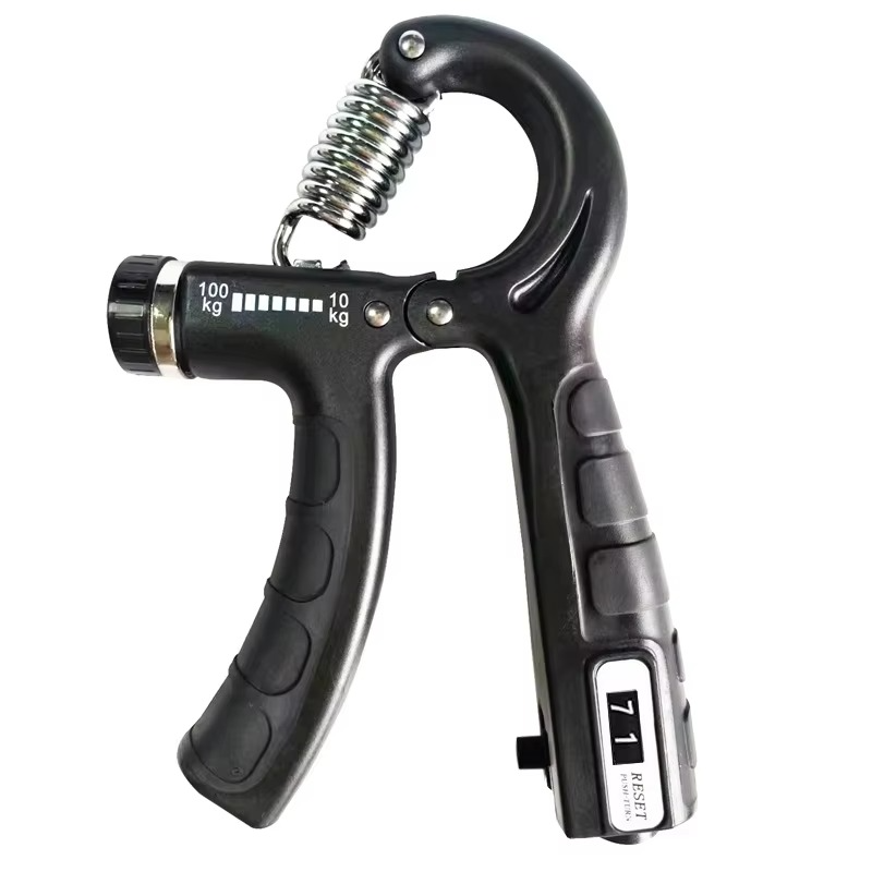 Adjustable Hand Grip Strengthener (5–60kg) with Counter – Forearm, Finger & Wrist Exerciser