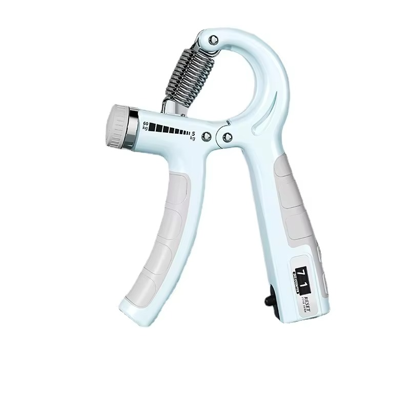 Adjustable Hand Grip Strengthener (5–60kg) with Counter – Forearm, Finger & Wrist Exerciser