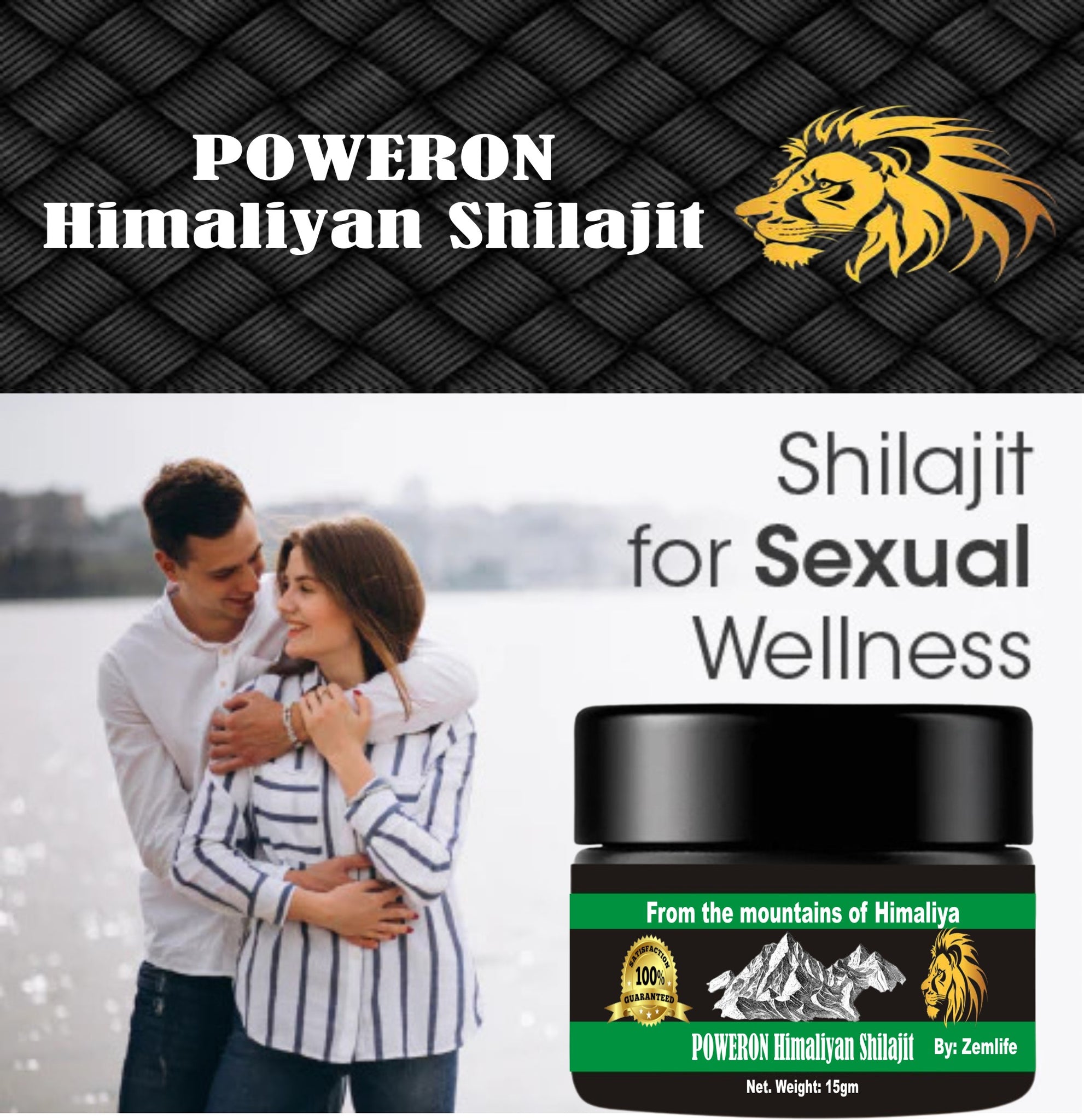 PowerOn Himalayan Shilajit – 100% Pure & Natural Energy Booster