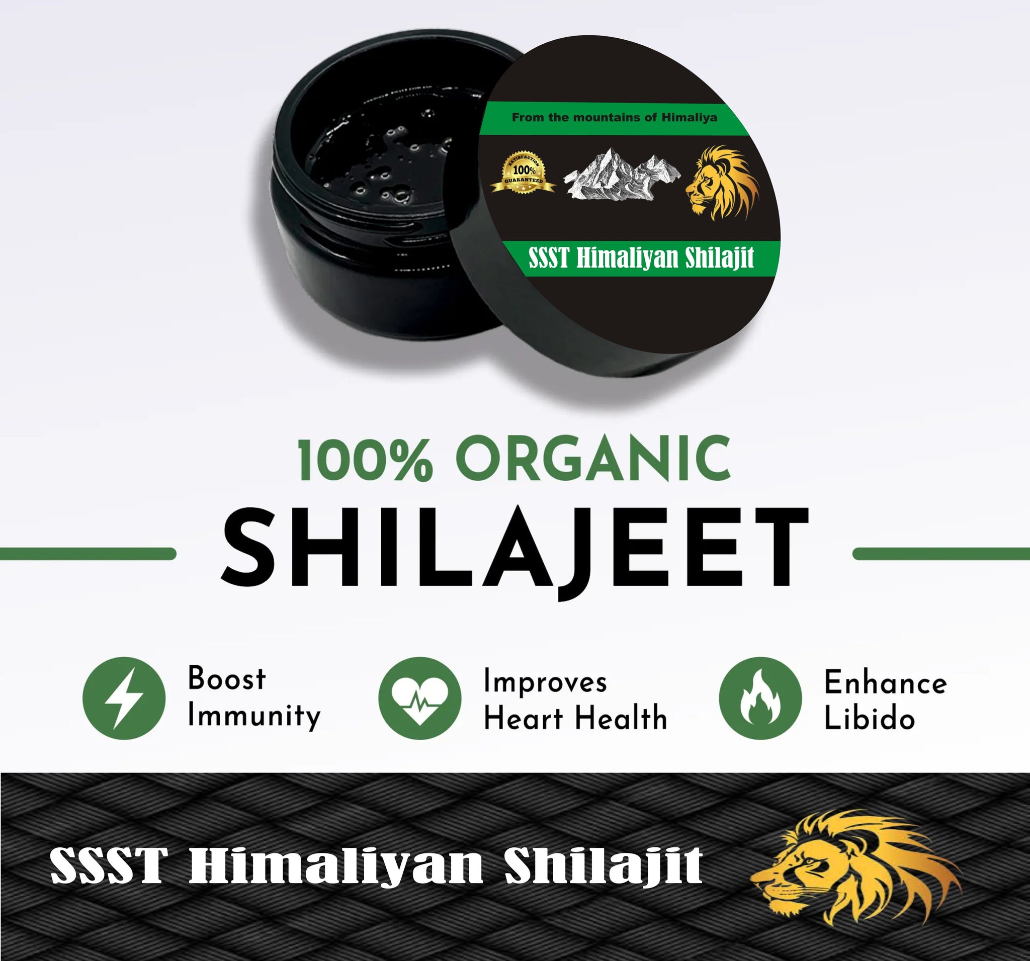 PowerOn Himalayan Shilajit – 100% Pure & Natural Energy Booster