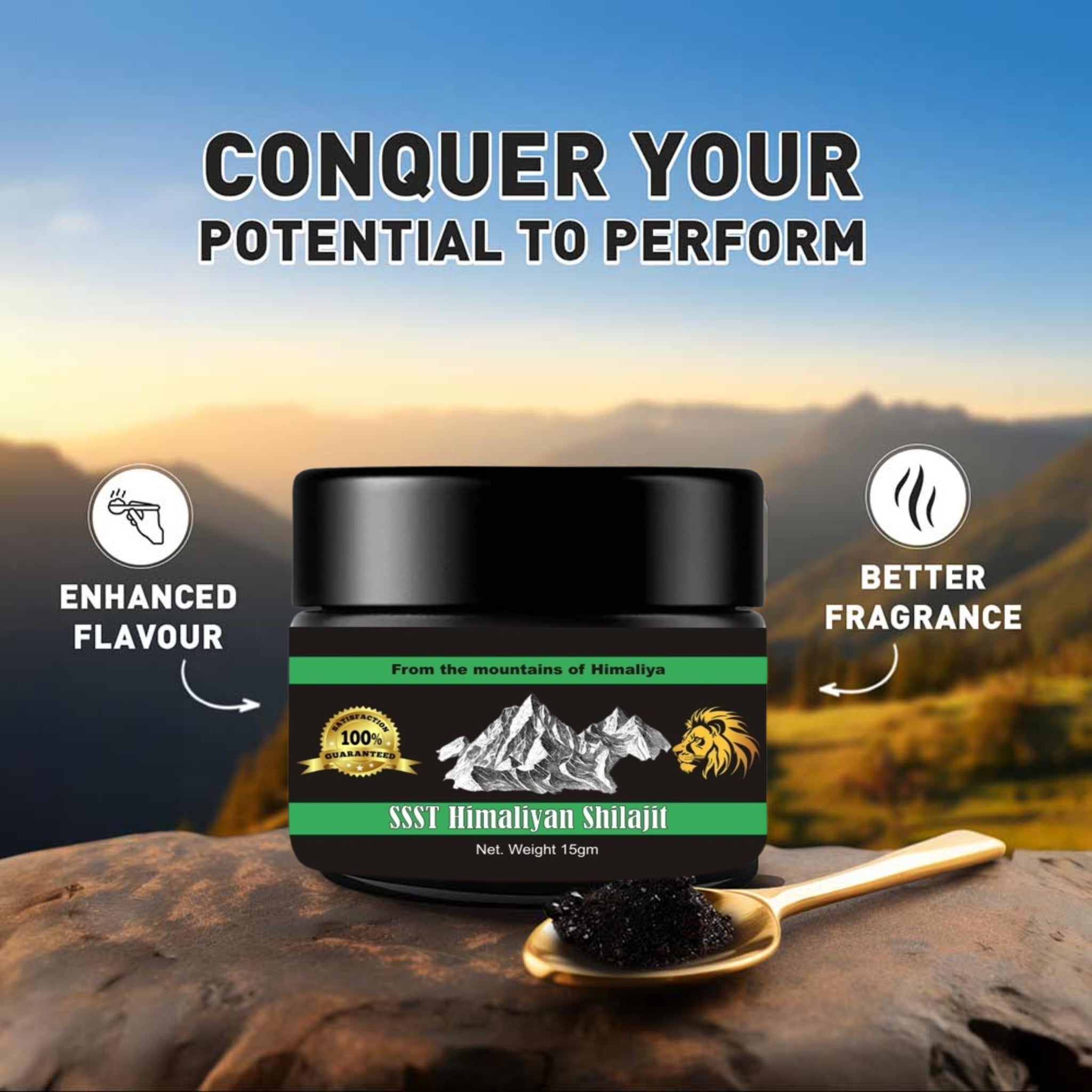 PowerOn Himalayan Shilajit – 100% Pure & Natural Energy Booster