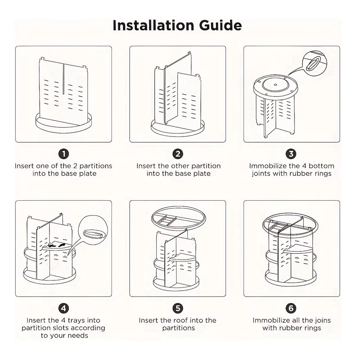 360° Rotating Diamond Cosmetic Organizer – Adjustable Makeup Storage Rack for Dressing Table