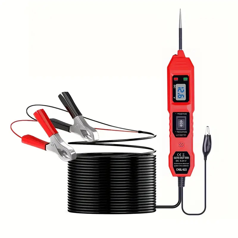 Circuit Tester, Automotive Electric Circuit Tester With Voltage Display LED Light,