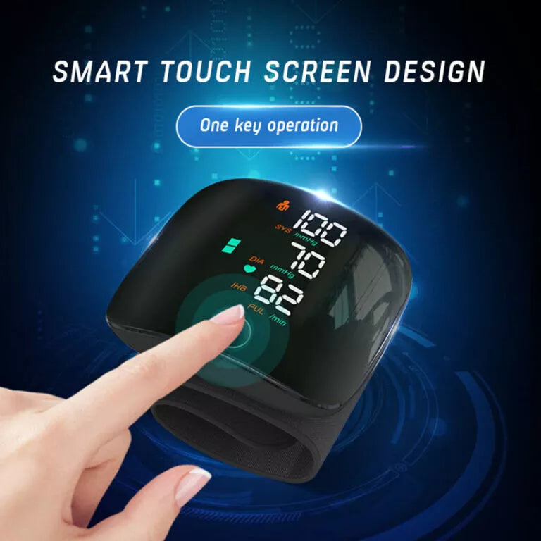 Up to 50% OFF  Blood Pressure Monitor LED Display Fast Measurement Digital Tensiometer BP Tonometer Heart Rate USB Rechargeable