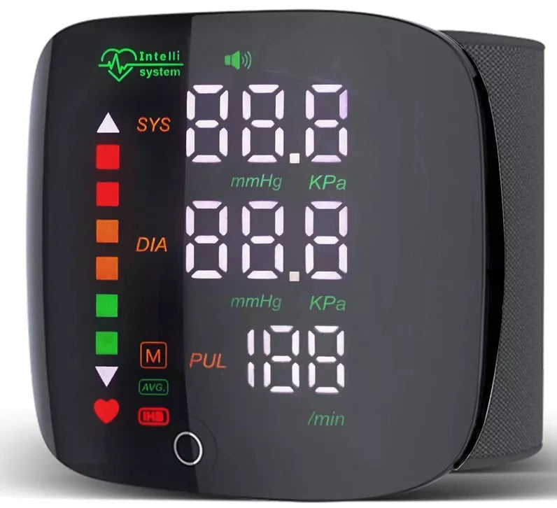 Up to 50% OFF  Blood Pressure Monitor LED Display Fast Measurement Digital Tensiometer BP Tonometer Heart Rate USB Rechargeable