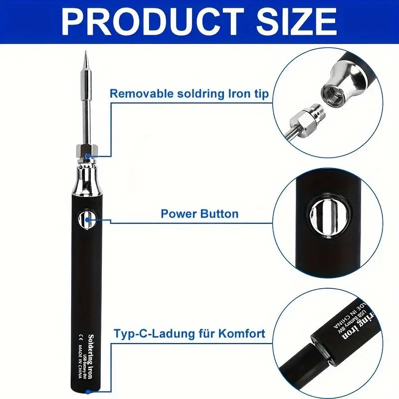 Portable Mini USB Soldering Iron Kit