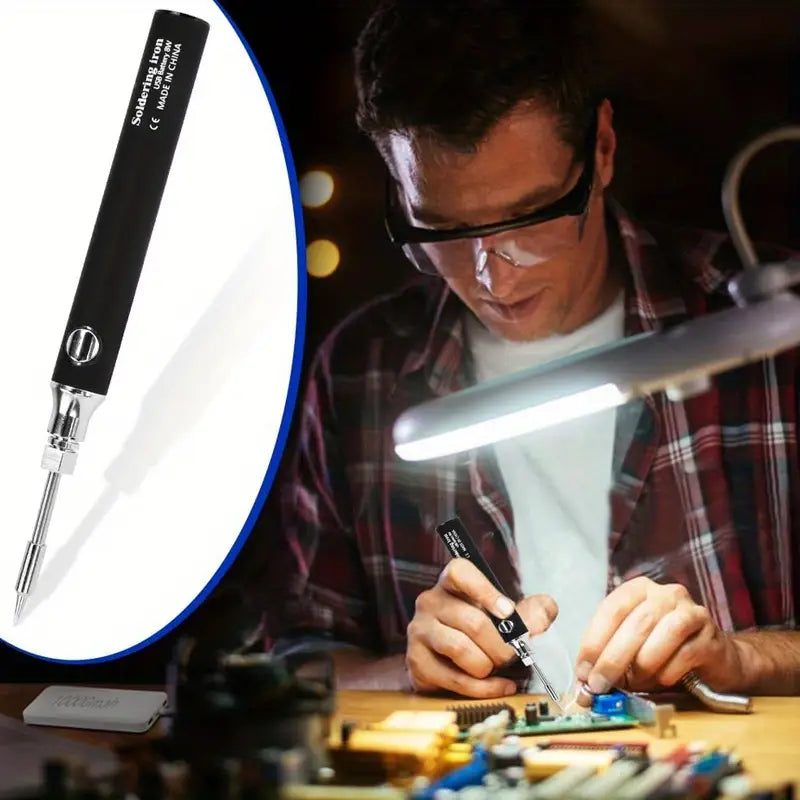 Portable Mini USB Soldering Iron Kit