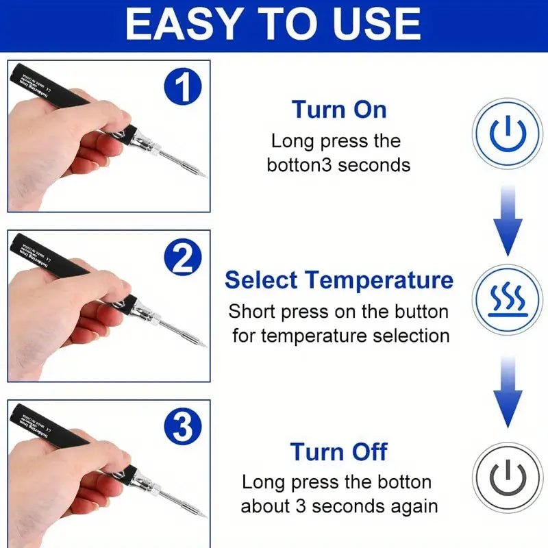 Portable Mini USB Soldering Iron Kit