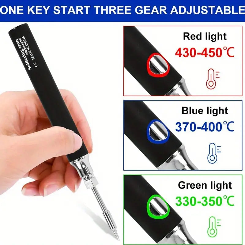 Portable Mini USB Soldering Iron Kit